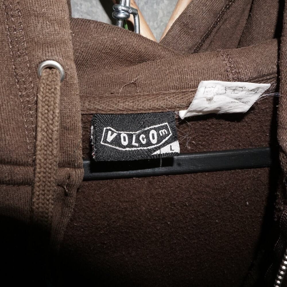 L - Vintage Y2K Welcome Hoodies volcom spell cursive doodle - Picture 2 of 4